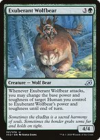 Matte Finish Ikoria: Lair of Behemoths Exuberant Wolfbear ( #151 )