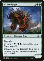 Matte Finish Ikoria: Lair of Behemoths Titanoth Rex ( #174 )