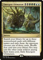Matte Finish Ikoria: Lair of Behemoths Emergent Ultimatum ( #185 )