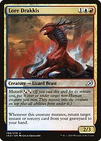 Matte Finish Ikoria: Lair of Behemoths Lore Drakkis ( #194 )