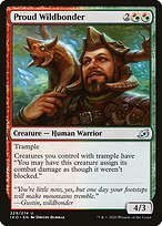 Matte Finish Ikoria: Lair of Behemoths Proud Wildbonder ( #229 )