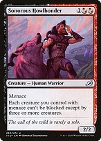 Matte Finish Ikoria: Lair of Behemoths Sonorous Howlbonder ( #230 )