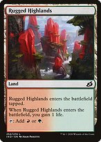 Matte Finish Ikoria: Lair of Behemoths Rugged Highlands ( #252 )