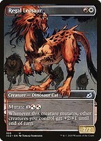 Matte Finish Ikoria: Lair of Behemoths Regal Leosaur ( #305 )