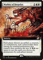 Matte Finish Ikoria: Lair of Behemoths Mythos of Snapdax ( #317 )