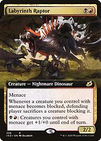 Matte Finish Ikoria: Lair of Behemoths Labyrinth Raptor ( #339 )