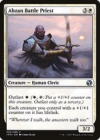 Matte Finish Iconic Masters Abzan Battle Priest ( #2 )