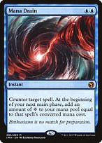 Matte Finish Iconic Masters Mana Drain ( #65 )