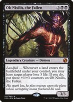 Matte Finish Iconic Masters Ob Nixilis, the Fallen ( #101 )