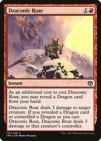 Matte Finish Iconic Masters Draconic Roar ( #123 )