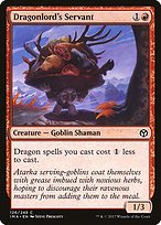 Matte Finish Iconic Masters Dragonlord's Servant ( #126 )