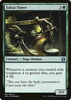 Matte Finish Iconic Masters Sultai Flayer ( #186 )