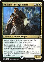 Matte Finish Iconic Masters Knight of the Reliquary ( #203 )