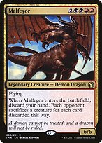 Matte Finish Iconic Masters Malfegor ( #205 )