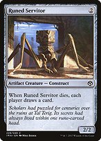 Matte Finish Iconic Masters Runed Servitor ( #226 )