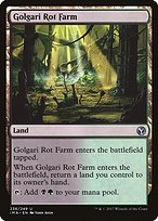 Matte Finish Iconic Masters Golgari Rot Farm ( #236 )