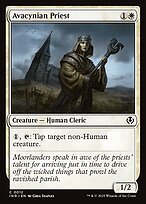 Matte Finish Innistrad Remastered Avacynian Priest ( #12 )