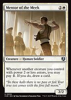 Matte Finish Innistrad Remastered Mentor of the Meek ( #34 )