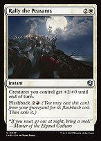Matte Finish Innistrad Remastered Rally the Peasants ( #37 )
