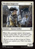 Matte Finish Innistrad Remastered Thraben Inspector ( #45 )