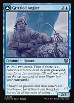 Matte Finish Innistrad Remastered Grizzled Angler // Grisly Anglerfish ( #67 )