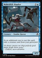 Matte Finish Innistrad Remastered Makeshift Mauler ( #73 )
