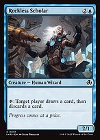 Matte Finish Innistrad Remastered Reckless Scholar ( #81 )