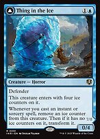 Matte Finish Innistrad Remastered Thing in the Ice // Awoken Horror ( #91 )