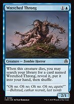 Matte Finish Innistrad Remastered Wretched Throng ( #94 )
