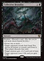 Matte Finish Innistrad Remastered Collective Brutality ( #101 )