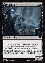 Matte Finish Innistrad Remastered Graf Rats ( #113 )