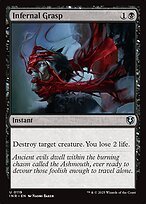 Matte Finish Innistrad Remastered Infernal Grasp ( #119 )