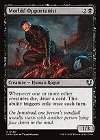 Matte Finish Innistrad Remastered Morbid Opportunist ( #124 )