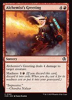 Matte Finish Innistrad Remastered Alchemist's Greeting ( #140 )