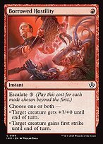 Matte Finish Innistrad Remastered Borrowed Hostility ( #146 )