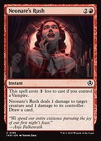 Matte Finish Innistrad Remastered Neonate's Rush ( #166 )