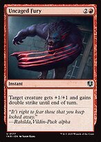 Matte Finish Innistrad Remastered Uncaged Fury ( #177 )