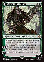 Matte Finish Innistrad Remastered Garruk Relentless // Garruk, the Veil-Cursed ( #197 )