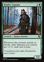 Matte Finish Innistrad Remastered Hamlet Captain ( #201 )