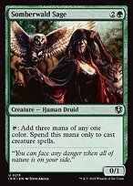 Matte Finish Innistrad Remastered Somberwald Sage ( #215 )