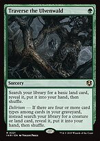Matte Finish Innistrad Remastered Traverse the Ulvenwald ( #221 )