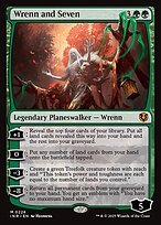 Matte Finish Innistrad Remastered Wrenn and Seven ( #226 )