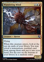 Matte Finish Innistrad Remastered Wandering Mind ( #252 )