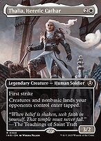 Matte Finish Innistrad Remastered Thalia, Heretic Cathar ( #300 )