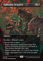 Matte Finish Innistrad Remastered Collective Brutality ( #308 )
