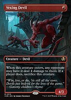 Matte Finish Innistrad Remastered Vexing Devil ( #313 )