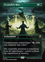 Matte Finish Innistrad Remastered Cryptolith Rite ( #316 )