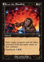 Matte Finish Innistrad Remastered Sever the Bloodline ( #389 )