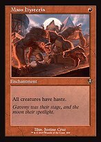 Matte Finish Innistrad Remastered Mass Hysteria ( #400 )