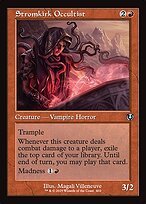 Matte Finish Innistrad Remastered Stromkirk Occultist ( #402 )